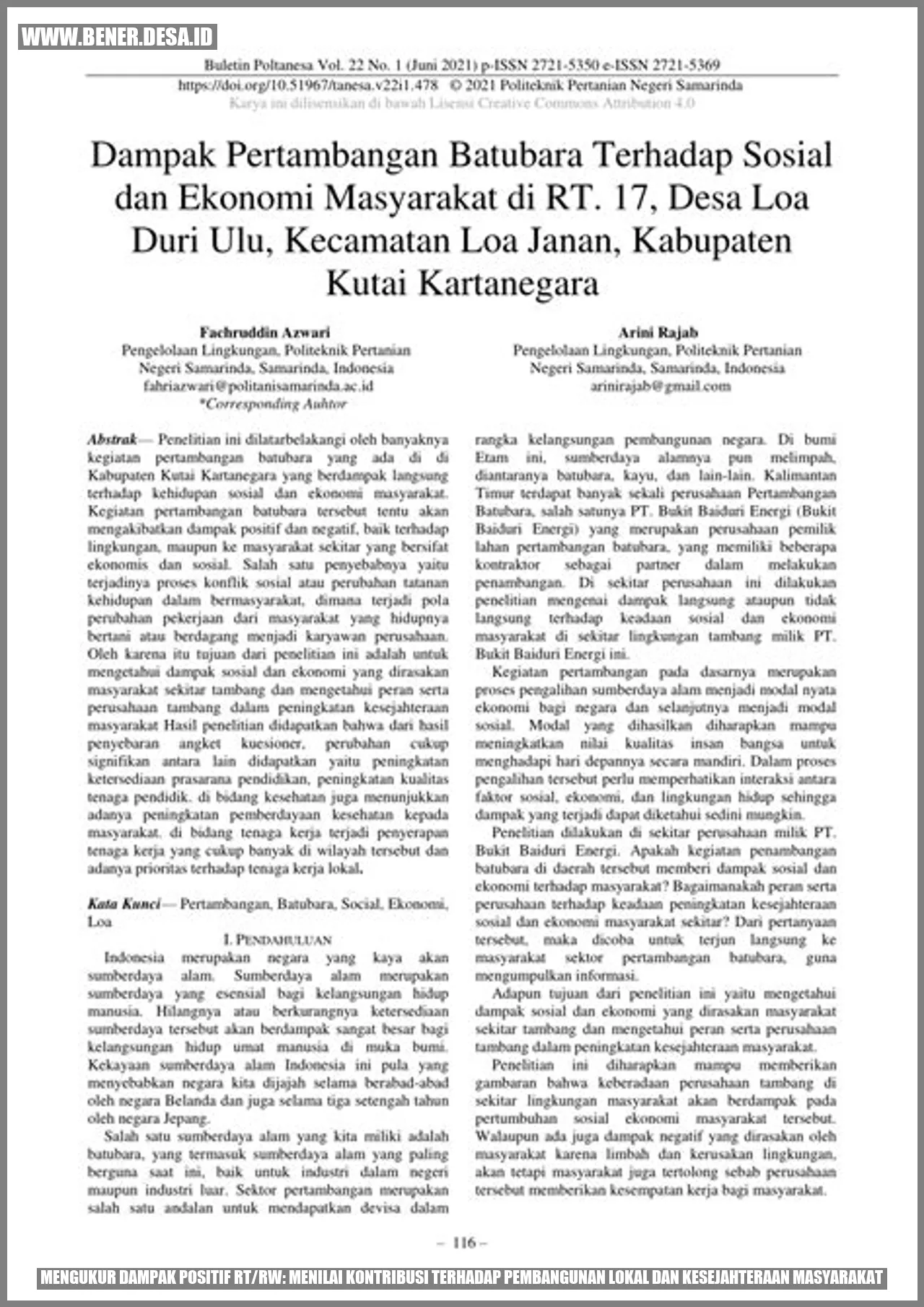 Mengukur Dampak Positif RT/RW: Menilai Kontribusi Terhadap Pembangunan Lokal dan Kesejahteraan Masyarakat