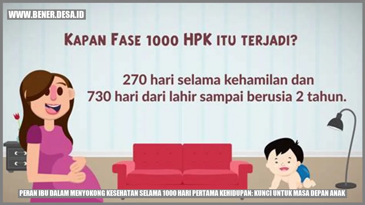 Peran Ibu dalam Menyokong Kesehatan Selama 1000 Hari Pertama Kehidupan: Kunci Untuk Masa Depan Anak