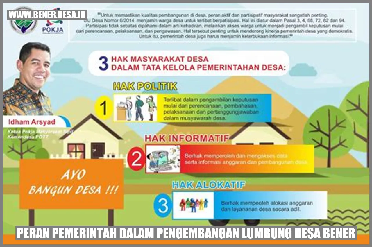 Peran Pemerintah dalam Pengembangan Lumbung Desa Bener